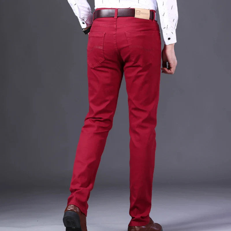 Fashion Straight Classic Fit Soft Male Jeans