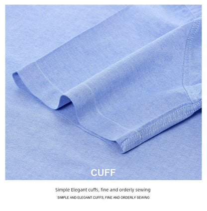 Casual Oxford Men's Short-Sleeved Dress Shirts