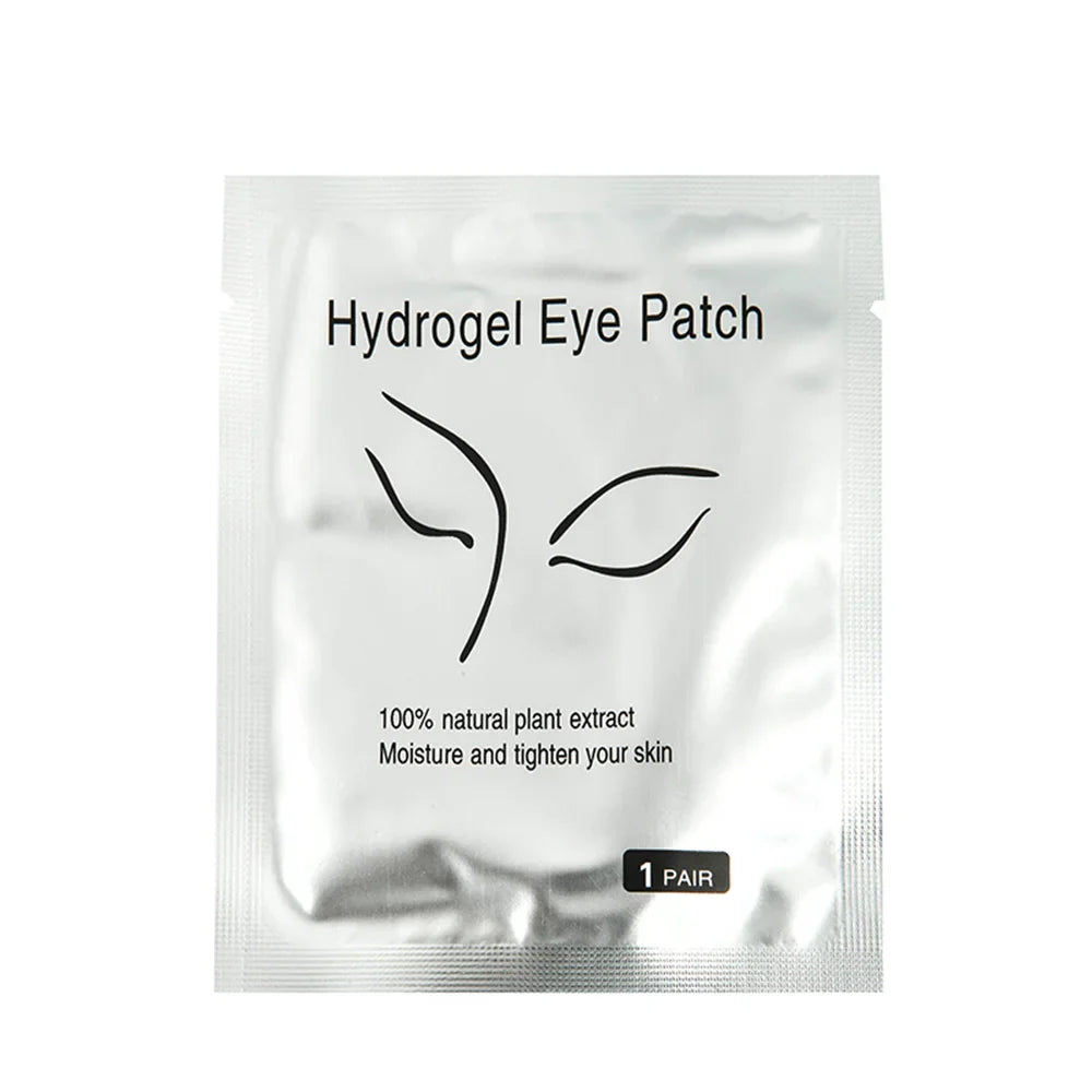 50Pairs/Lots Eyelash Extension Patch Under Eye Pads Hydrogel Patches For Extension Lint Free Stickers Eyelash patches Makeup