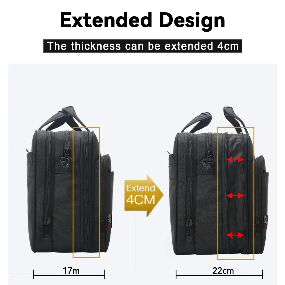 Large Capacity Business Briefcase in three sizes 15.6 inch, 17 inch & 19 inches