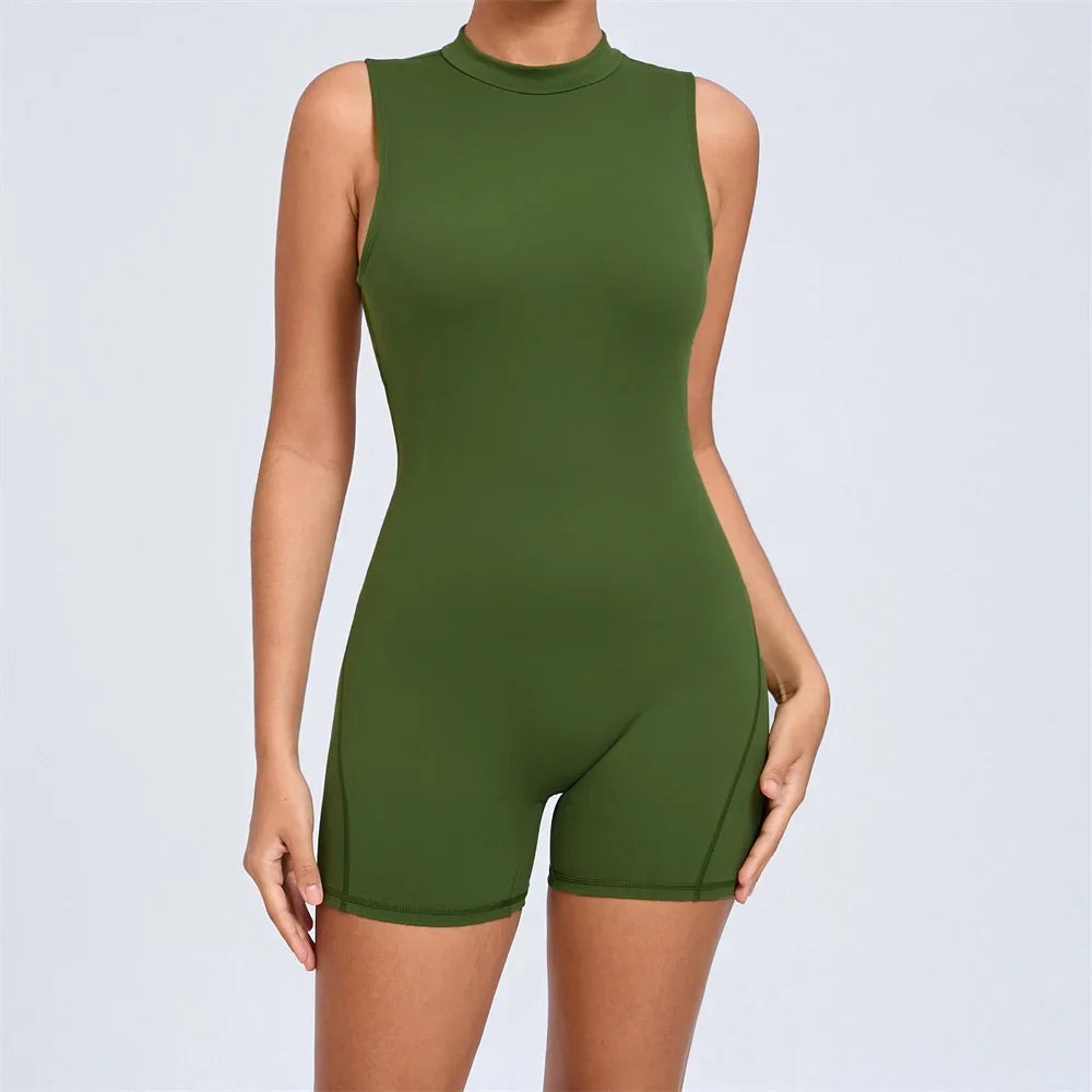 Women One-piece Sport Yoga Jumpsuit Workout Clothes