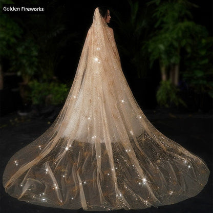 Bride Wedding Long Big Tailing Veil