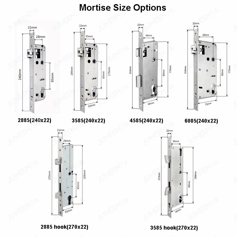 Waterproof Sliding Door Smart Lock TTLock App Alexa Fingerprint Digital Code RFID Card Anti-Lock Aluminum Glass Electronic Lock