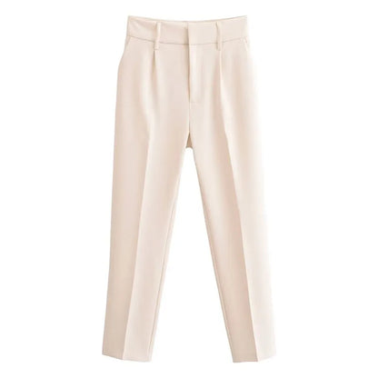 Women's Pencil Trousers High Waist Slimming Long Pants