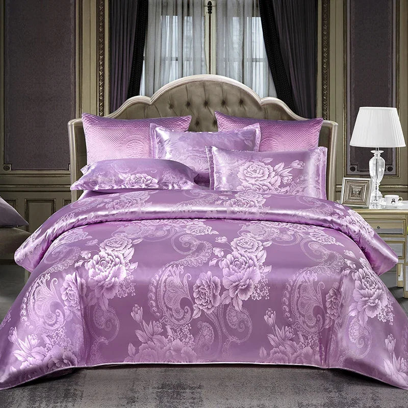 European Soft Fabric Luxury Duvet Cover Set - 3pcs