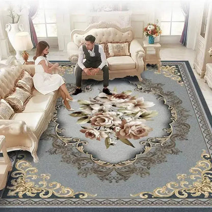 Luxury European Carpets for Living Room, Bedroom 200x300 Large Area Rugs Rug Washable