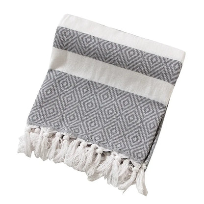 Turkish Beach Towel Oversized (40"x70") - Sand Free, Extra Large, Ultra Soft,Compact & Lightweight for TravelQuick Drying