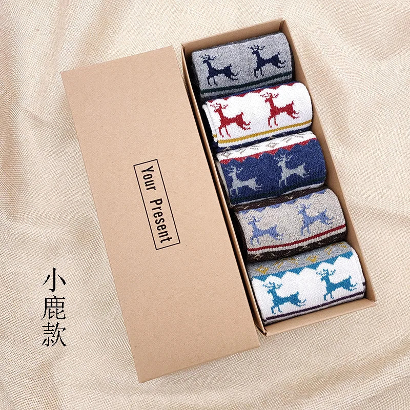 High Quality 5 Pairs Casual Cotton Male Boy Socks