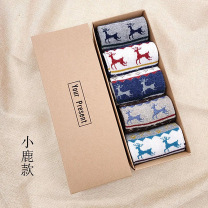 High Quality 5 Pairs Casual Cotton Male Boy Socks