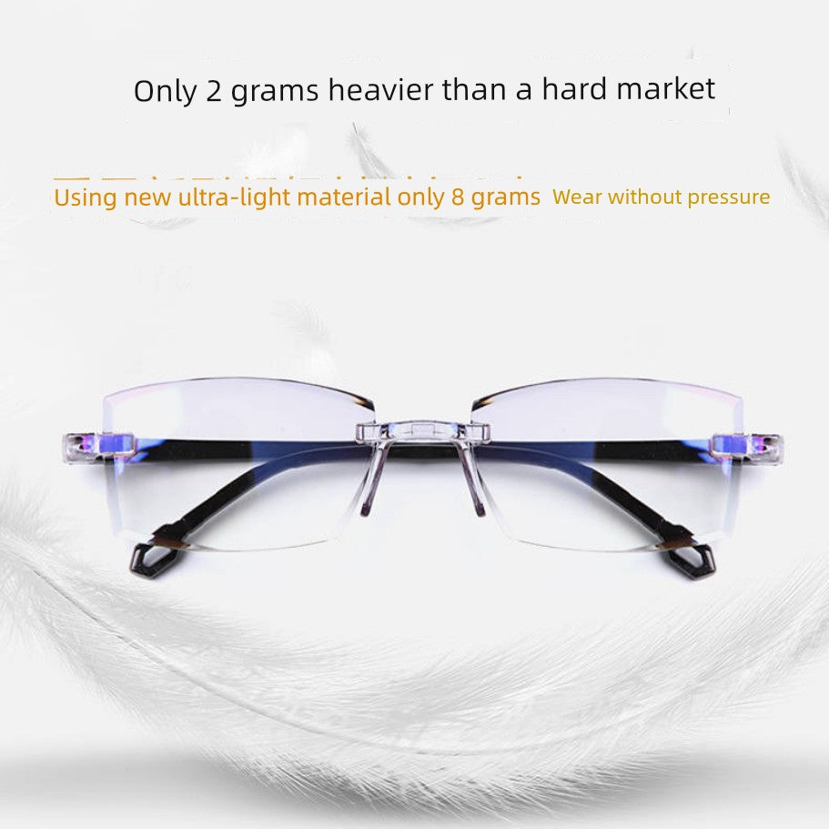 Fashion Blue Light Reading Glasses TR90 Light Anti-Radiation Men & Women Anti-Fatigue Presbyopic Glasses