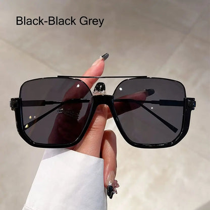 Cheetah Sun Glasses Shades Double Bridge Gradient UV400 Eyewear