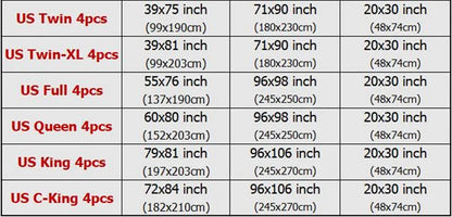 100% Egyptian Cotton Bed Sheet Set 1000TC Size Single, Double & Queen