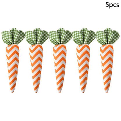 1/5pcs Easter Spring Carrot Ornaments
