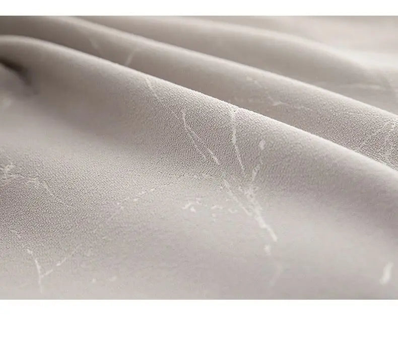 Customized Lightning Jacquard Thickened Chenille Blackout Curtains for Living Room Bedroom French Window