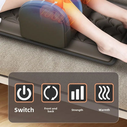 Multifunctional Lumbar Traction Massage Mattress Cushion Full Body Electric Shoulder Neck Waist Back Vibrations Removable