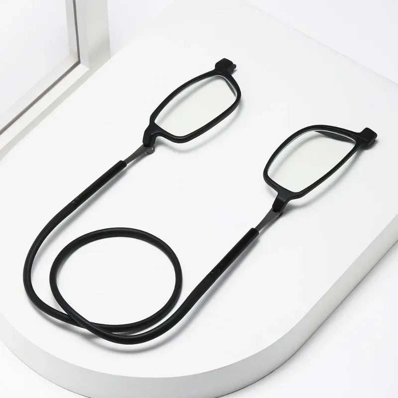 DML Ultralight Reading Men Women Glasses Hanging Stretch Anti-fatigue Presbyopia Unisex Glasses Diopter +1.5+3.5