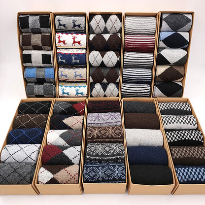 High Quality 5 Pairs Casual Cotton Male Boy Socks