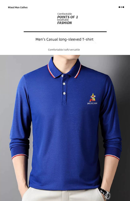 Men/Women Shirt Short-Sleeved and Long-Sleeved Casual Polo T-shirts