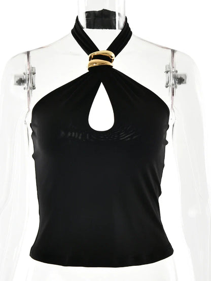 Women Off Shoulder Crop Slim Summer Shirt