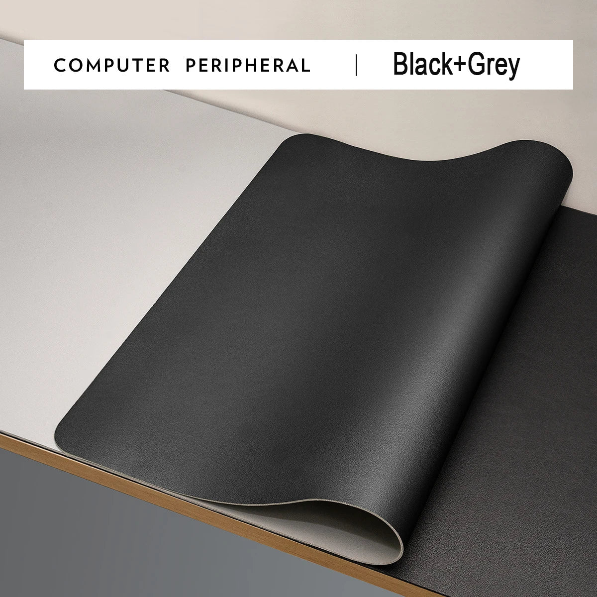 Large PU leather waterproof mouse pad
