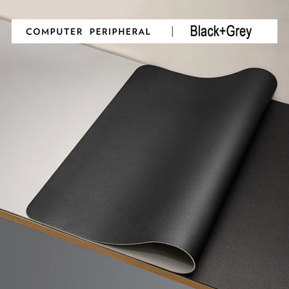 Large PU leather waterproof mouse pad