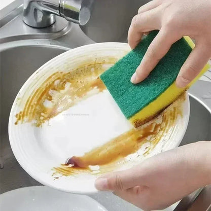 Kitchen Dishwashing Soft Absorbent Sponge Cleaning Rub Pot Rust Scouring