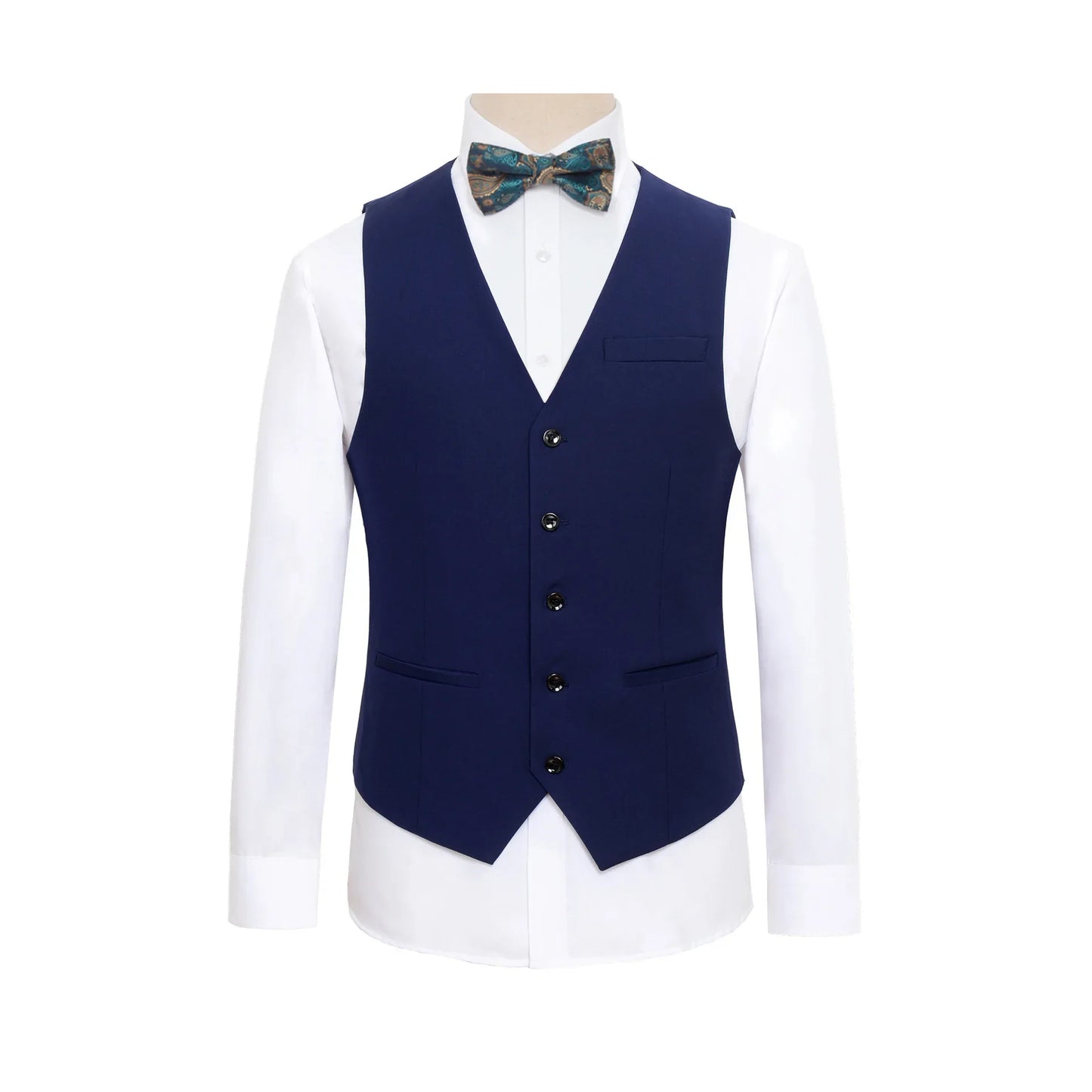 Men Plus Size Black Suit Vest Solid Color Single Breasted Waistcoat Grey Black Navy 9XL