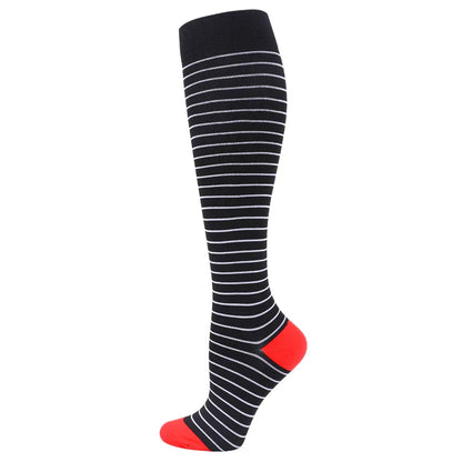 New Compression Socks Men Women Graduated 20-30 Mmhg Fit For Medical Edema Diabetes Varicose Veins, Running Compression Socks