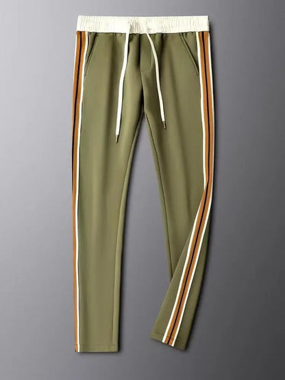 Spring Autumn Fashion Embroidered LOGO Men's Sports and Leisure Jacket Pants 2-pc
