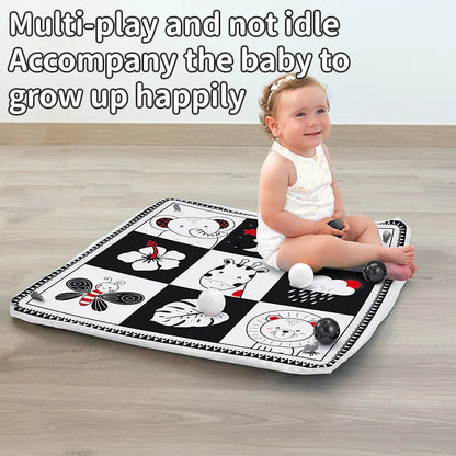 Newborn Baby Play Crawling Blanket Activity Gym Mat 0-36 Months