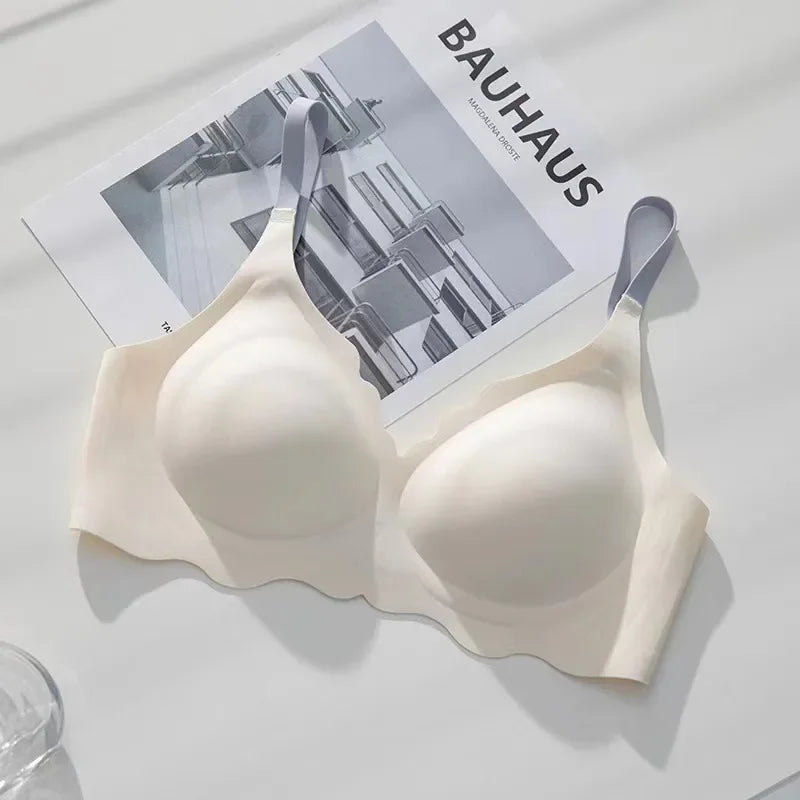 Women's Bra No Wire Pure Comfort Upper Support Sling Adjustable Back