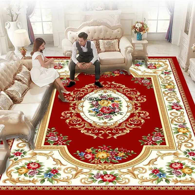 Luxury European Carpets for Living Room, Bedroom 200x300 Large Area Rugs Rug Washable