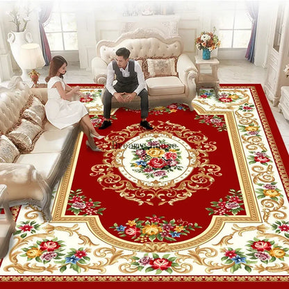 Luxury European Carpets for Living Room, Bedroom 200x300 Large Area Rugs Rug Washable