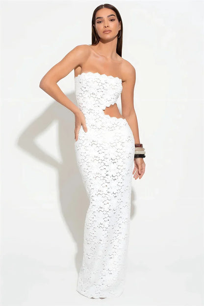 Off-shoulder Backless Sexy Maxi Women Dress