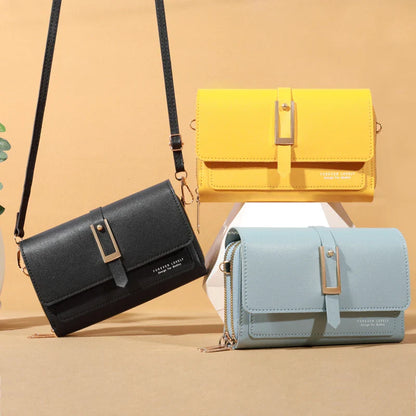 Small Crossbody Shoulder Bag for Women with Soft Material Compact Size for Cells and Card Holder