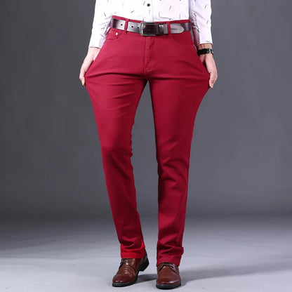 Fashion Straight Classic Fit Soft Male Jeans