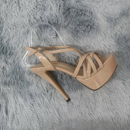 Women Sexy Sandals Platform High Heels Ankle Strap Shoes