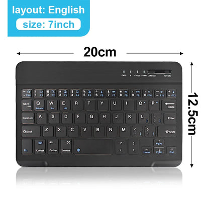 Keyboard Wireless Bluetooth 2.4G Rechargeable