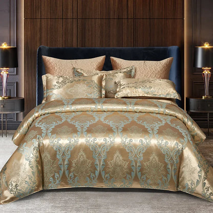 European Soft Fabric Luxury Duvet Cover Set - 3pcs