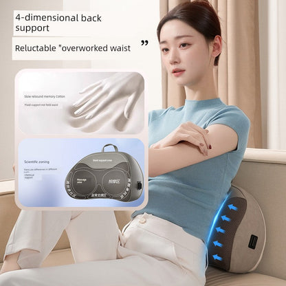Cervical Spine Massage Instrument Waist and Back Massager Multifunctional For Shoulder and Neck Kneading Massage Pillow Cushion