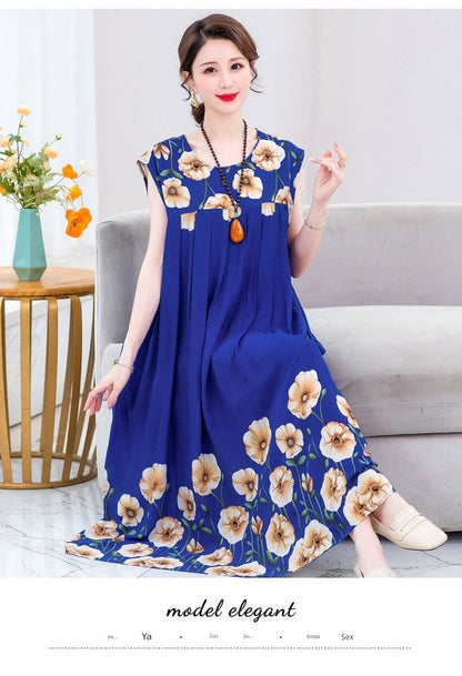 Summer Pure Cotton Stylish Extra Large Size 110.00kg Dress or Sleepwear