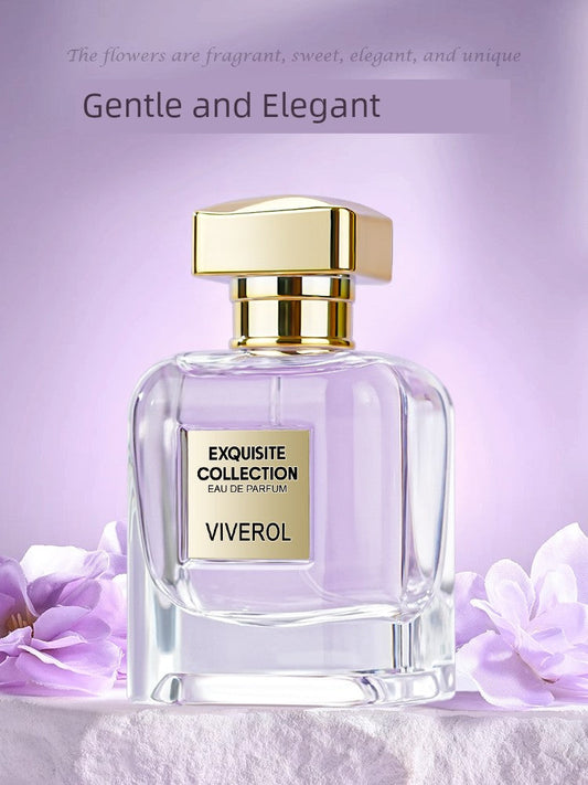 Viverol Women Long-Lasting Light Perfume Fresh Elegance Wisteria Flower Fragrance Gift Box