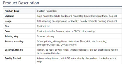 500Pcs Custom Shopping Bag Elegant Paper Packaging Cosmetic Gift Bags with Logo