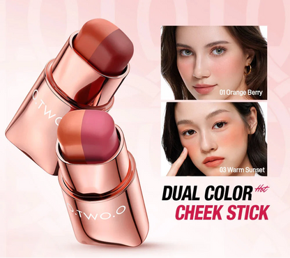 Makeup Multi-Stick 3-in-1 Lipstick Eye Cheek Smooth Light Longwear Cream