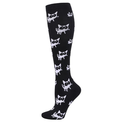 New Compression Socks Men Women Graduated 20-30 Mmhg Fit For Medical Edema Diabetes Varicose Veins, Running Compression Socks