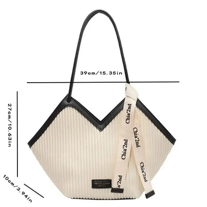 Women's Big Shoulder Tote Bag Casual All-match Canvas