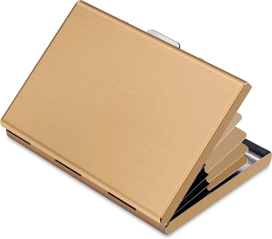 Large Capacity Anti-Scan RFID Wallet, Slim Blocking Card Protection