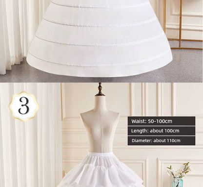 Mid Length Long Length Lolita Dress Inner Wear Wedding Dress Underskirt
