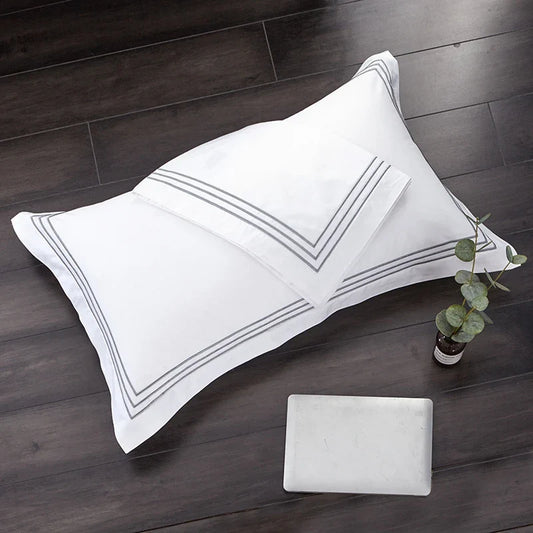 1pc Luxury 100% Egyptian Cotton Embroidery 5 stars Hotel Pillowcases