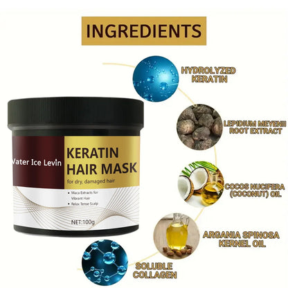Magical Keratin Hair Mask Moisturizer Fast Repair Damaged Frizzy Hair